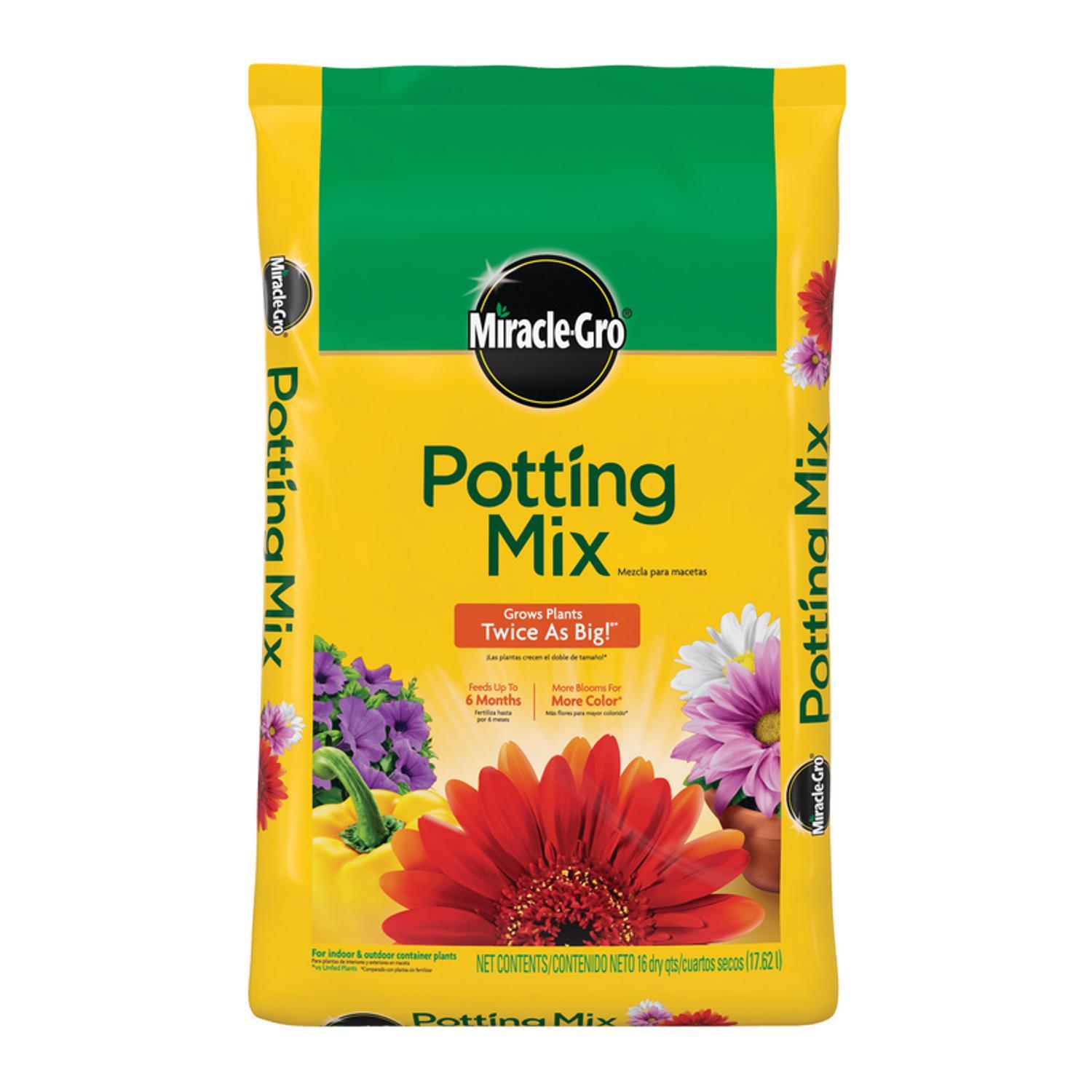 Miracle-Gro Flower and Plant Potting Mix 25 qt Mfr# 72781431 - Ace