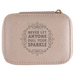 History & Heraldry Never Let Anyone Dull Your Sparkle Travel Jewellery Box 1 pk