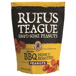 Rufus Teague Honey BBQ Peanuts BBQ Honey Roasted Peanuts 9 oz Bagged