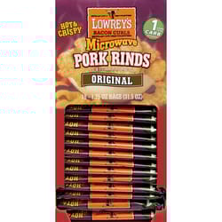 Lowrey's Bacon Microwave Pork Rinds 1.75 oz Bagged
