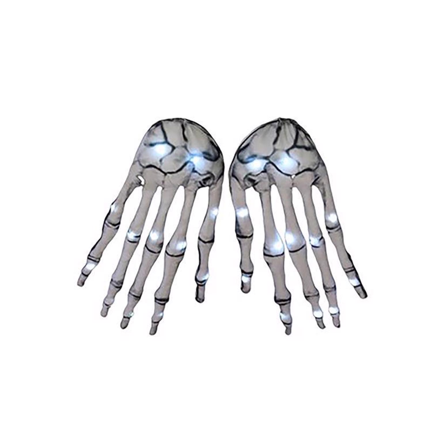 A Holiday Company 3 ft. LED Prelit Posable Skeleton Hands Halloween Decor