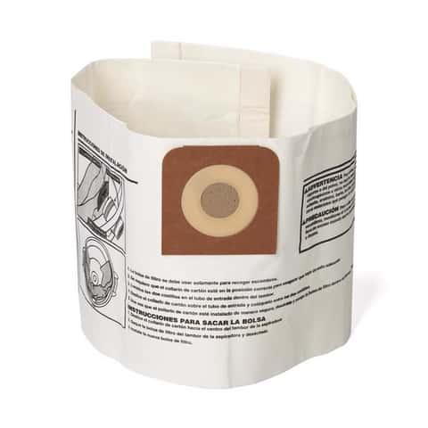 Craftsman 2 in. L X 11 in. W Wet/Dry Vac Dust Bag 12 gal 2 pc Mfr