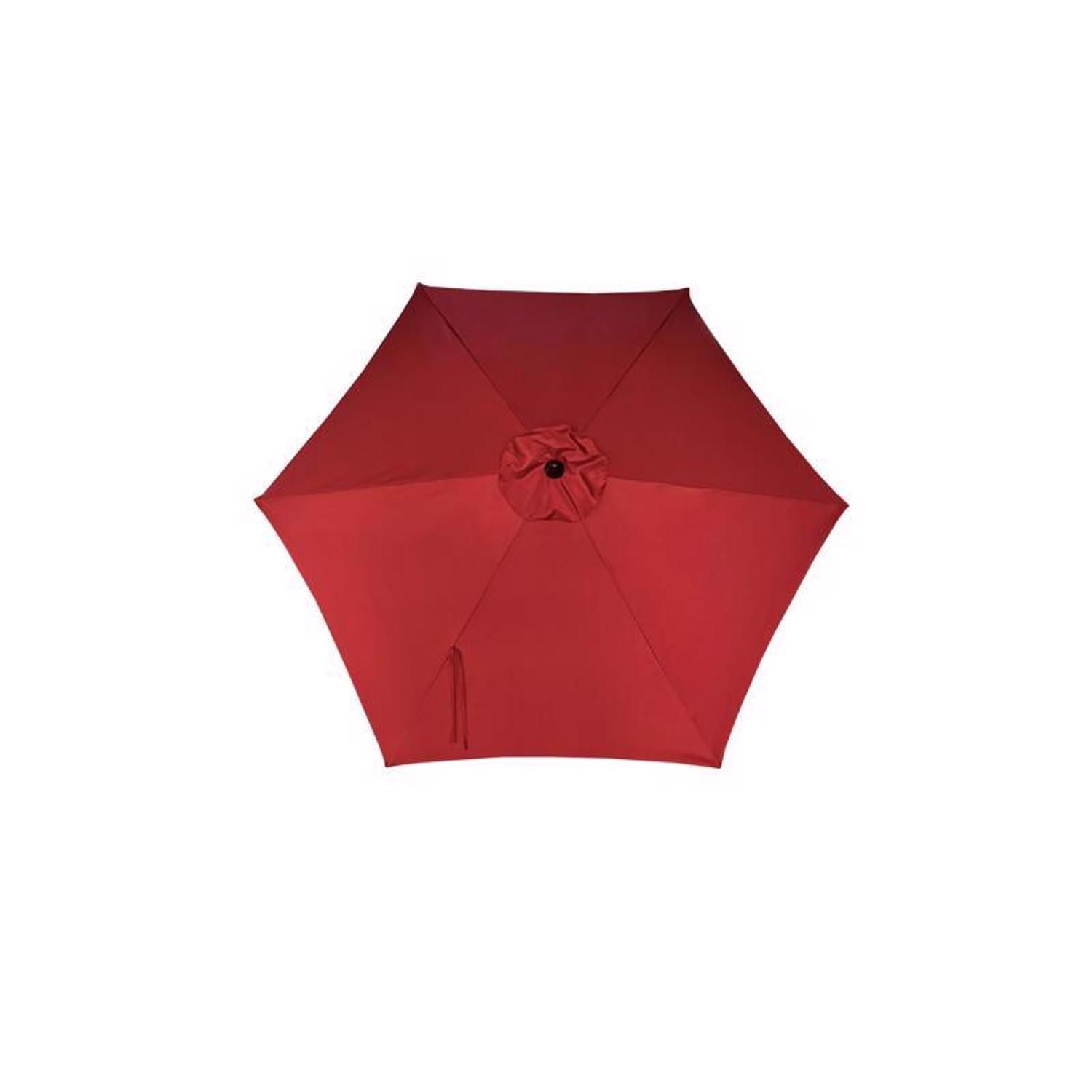 9ft patio umbrella orange MF Studio 9 Ft Patio Umbrella with LED Solar Lights Orange