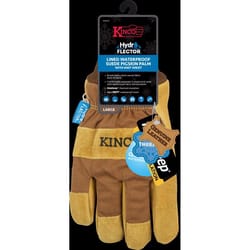 Kinco Men's Outdoor Knit Wrist Work Gloves Gold XL 1 pair