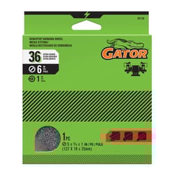 Gator 5 in. D X 1 in. X 3/4 in. thick Grinding Wheel 1 pc
