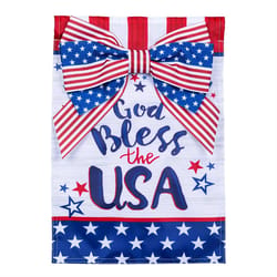 Evergreen Garden Flag 18 in. H X 12.5 in. W