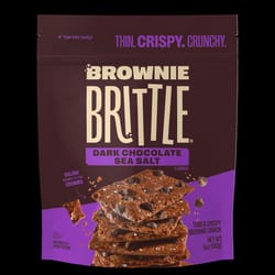 Brownie Brittle Dark Chocolate/Sea Salt Brownie Brittle 5 oz Bagged