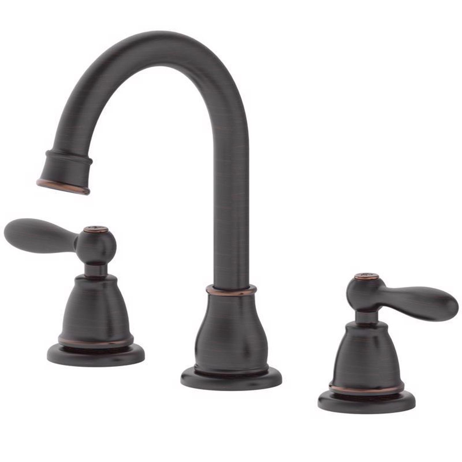 Oakbrook Collection Jennifer Oil Rubbed Bronze Traditional Widespread Bathroom Sink Faucet 8 in.