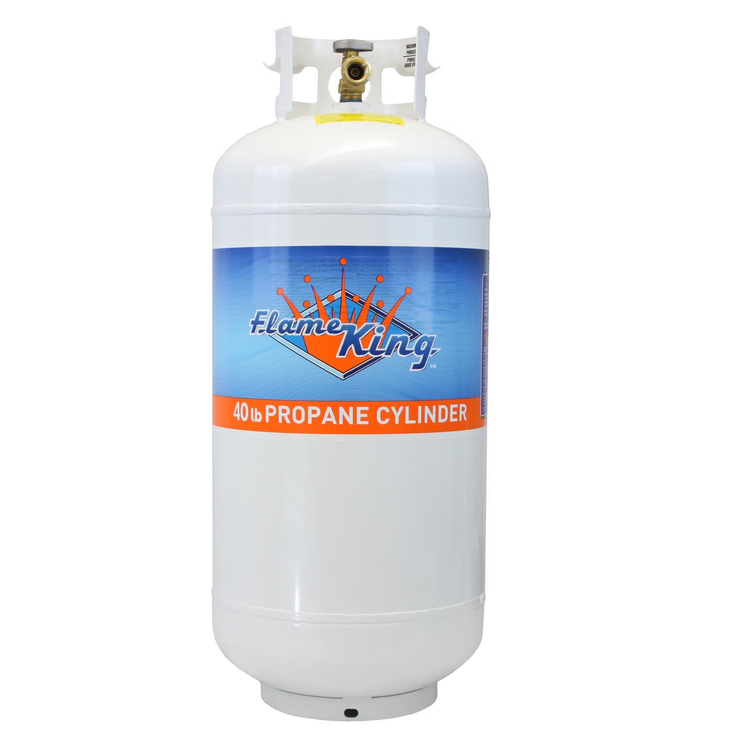 Flame King 40 Lb. Empty Propane Cylinder W/ Overfill Protection Device Valve - Thumbnail 4