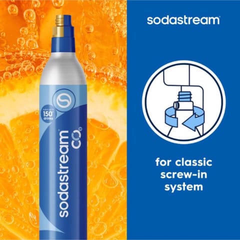 SodaStream Screw in Blue 60L CO2 Cylinder 1 pk - Exchange Mfr