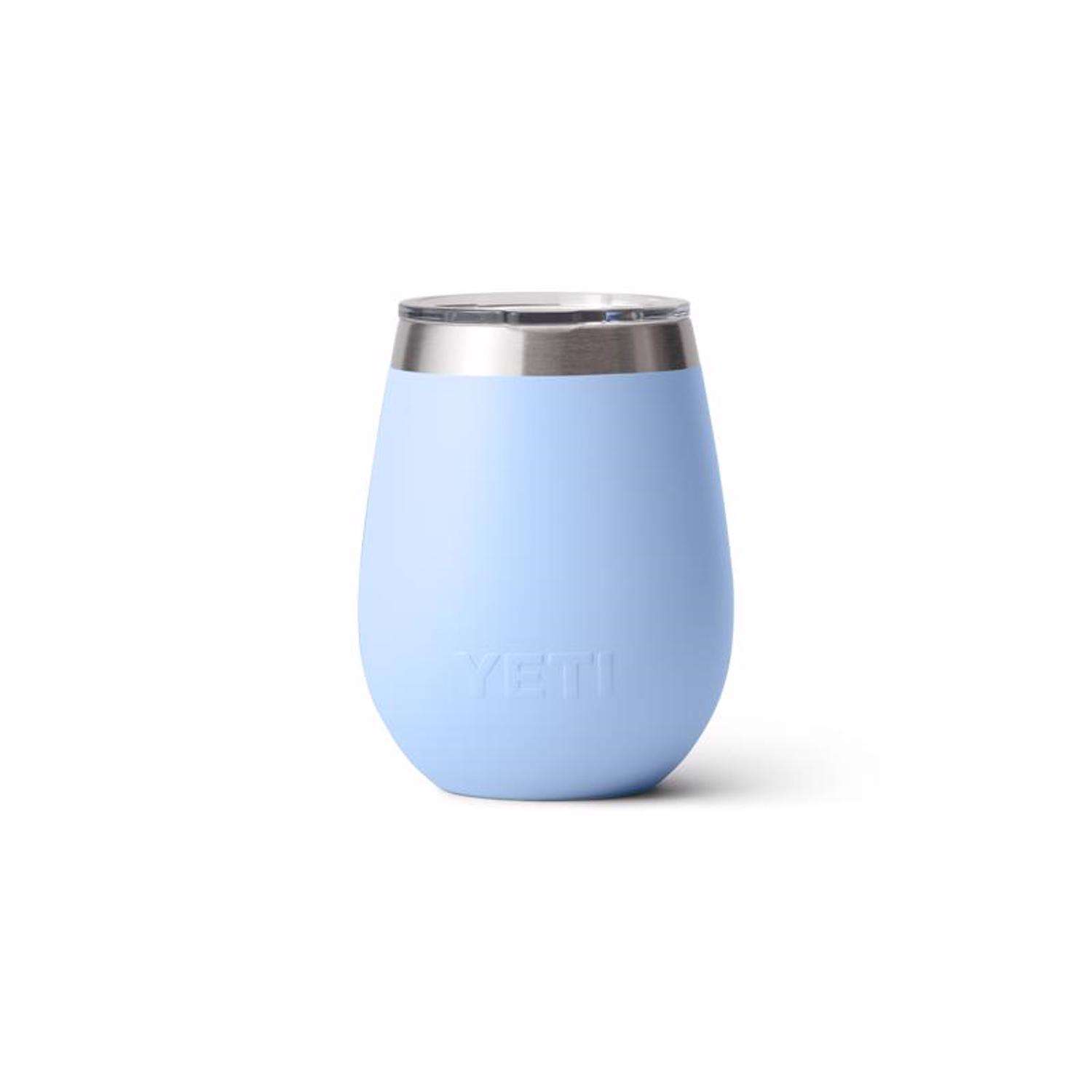 YETI Rambler 10 oz Big Sky Blue BPA Free Wine Tumbler with