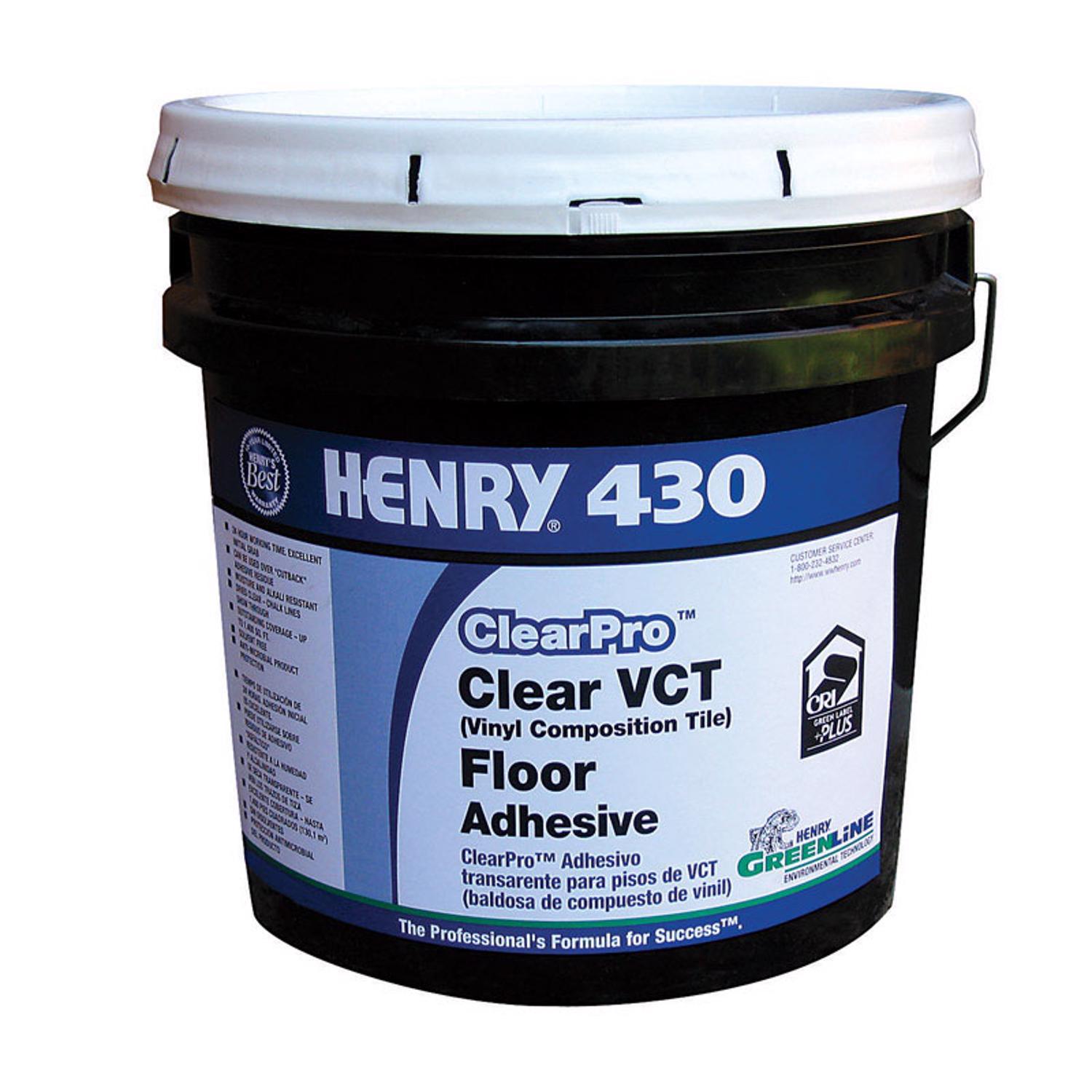 Henry 430 Vinyl Flooring Adhesive Floor Tile Adhesive 4 gal Mfr