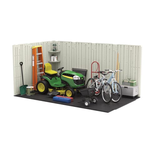 Suncast Tremont 8 ft. x 10 ft. Resin Vertical Peak Storage Shed