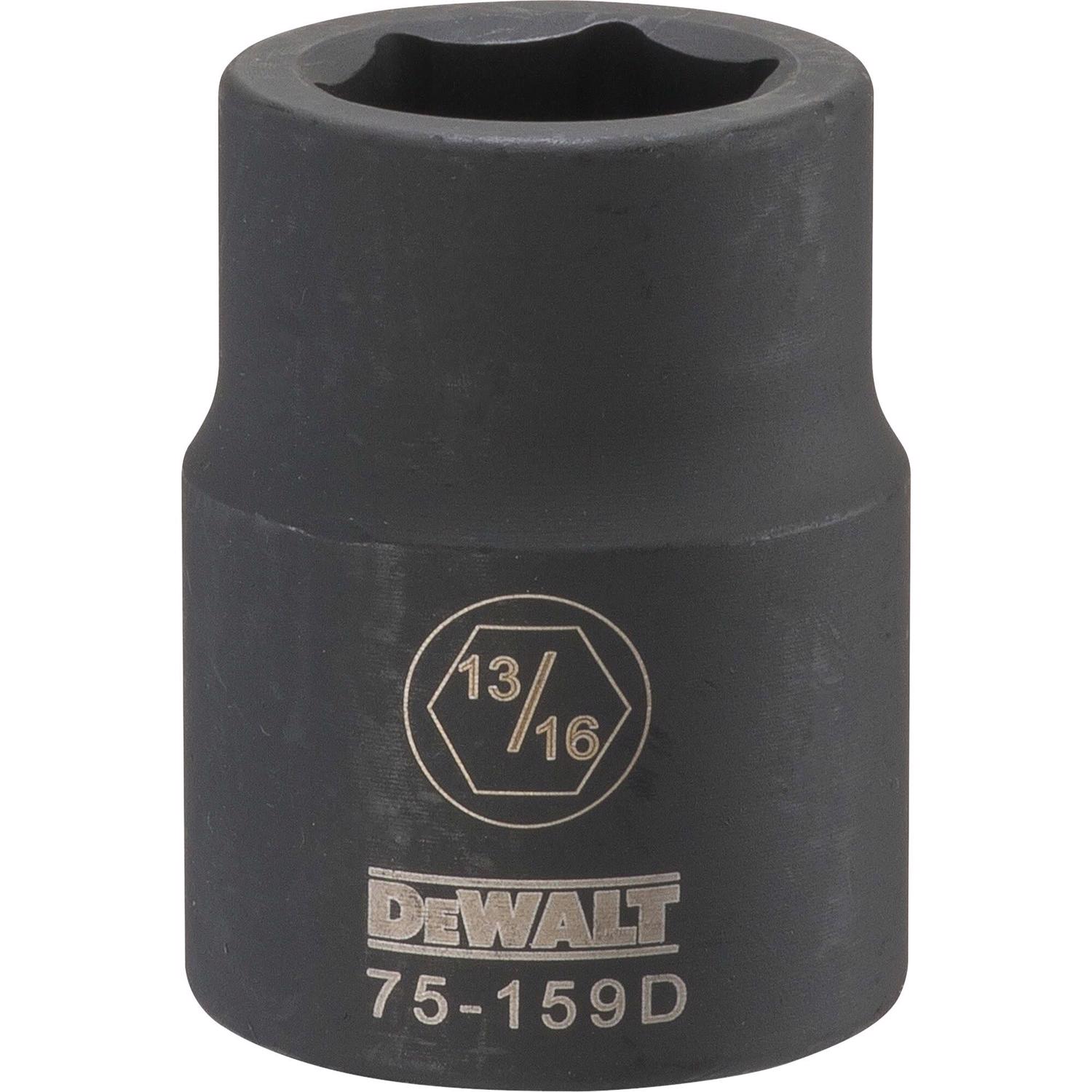 DEWALT 3/4 Inch Drive Impact Socket 13/16 Inch SAE - DWMT75159OSP