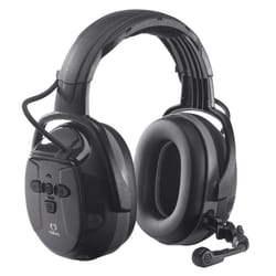 Hellberg 25 dB Xstream LD Headband Earplugs/Earphones w/Mic Black 1 pc