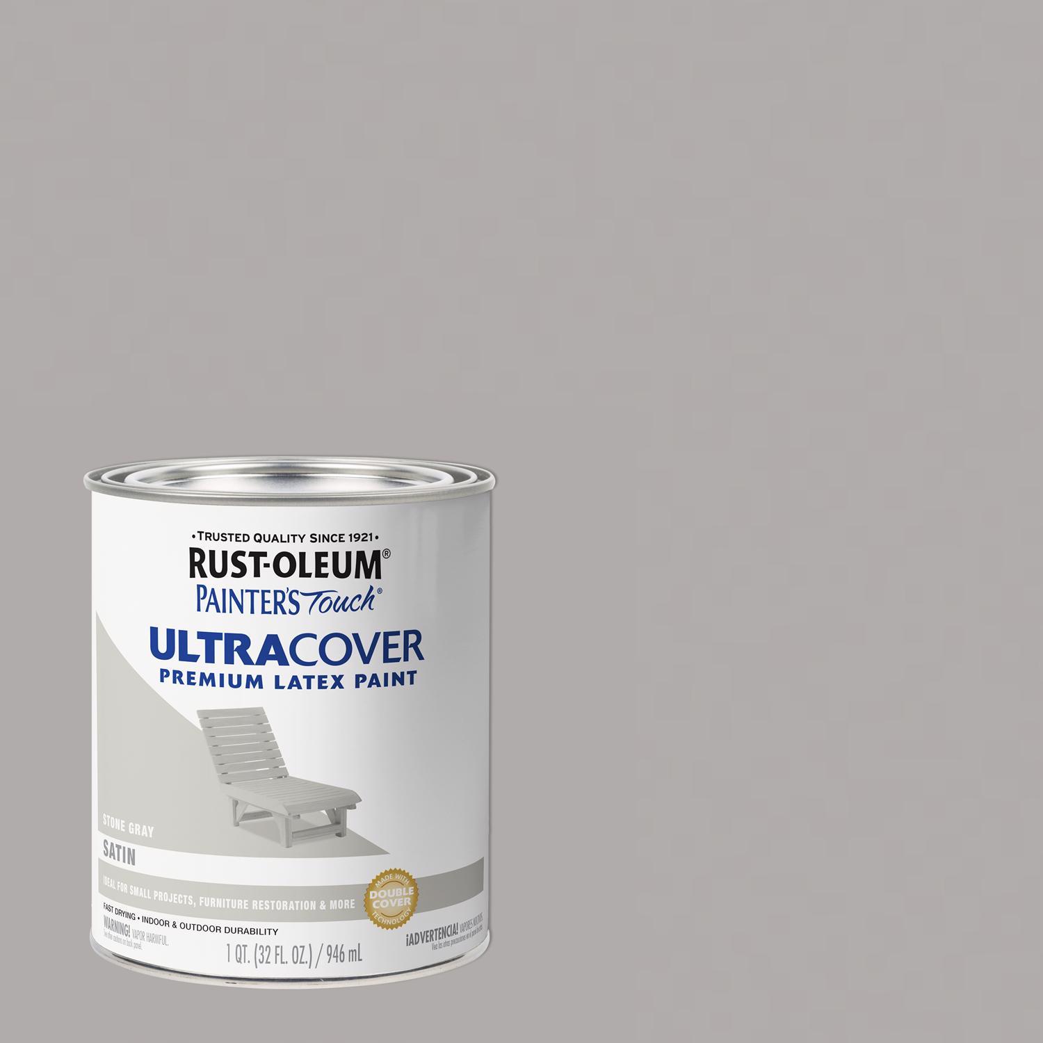 ●THA WESTRONAUTS Rust-Oleum Painters Touch Satin Stone Gray Water-Based Ultra Cover