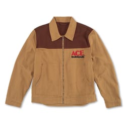Ace Vintage Threads XXL Long Sleeve Unisex Collared Jacket Olive