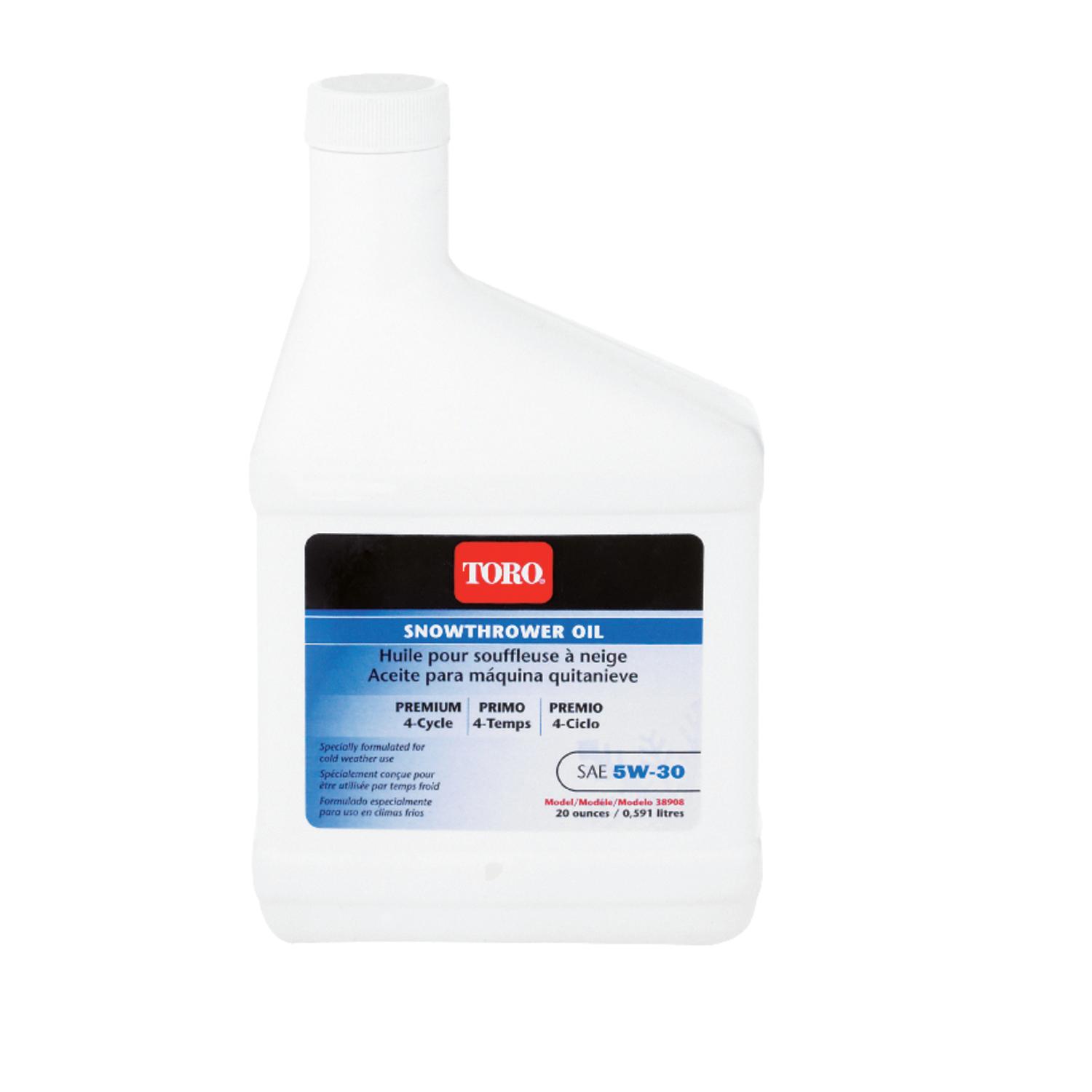 Toro 4-Cycle 5W-30 Winter Engine Oil, 20 Ounce Bottle (38908