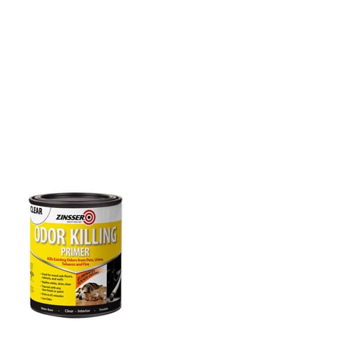 zinsser primer for cigarette smoke Clear Water-Based Acrylic Odor Killing 1 qt based formula helps eliminate existing lingering odors caused by pets 20-Pack of 1 Gal Masterchem