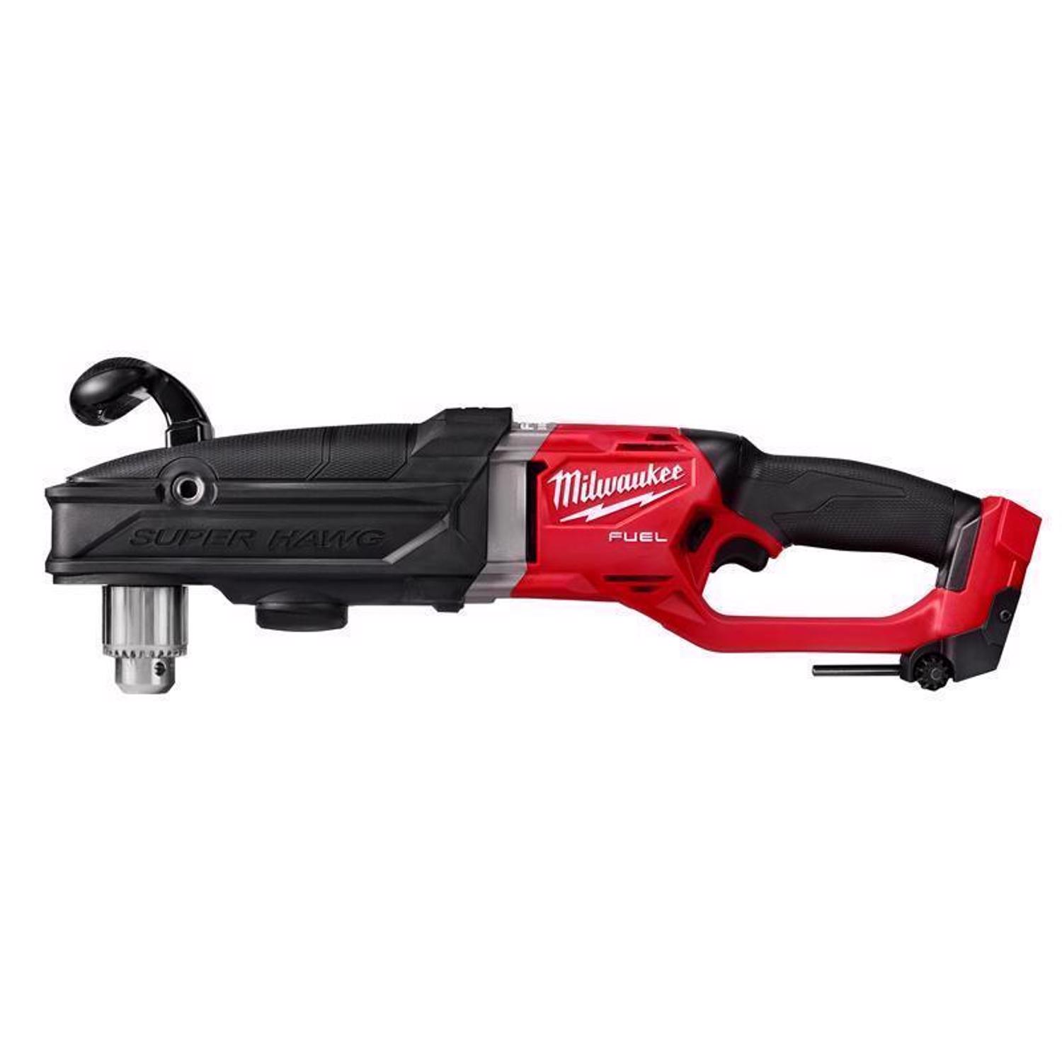 Milwaukee Tool | Milwaukee M18 FUEL™ SUPER HAWG™ 1/2" Right Angle Drill - Right Angle, Keyed Chuck | Part #2809-20