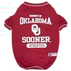 Pets First Team Colors Oklahoma Sooners Dog T-Shirt Extra Small