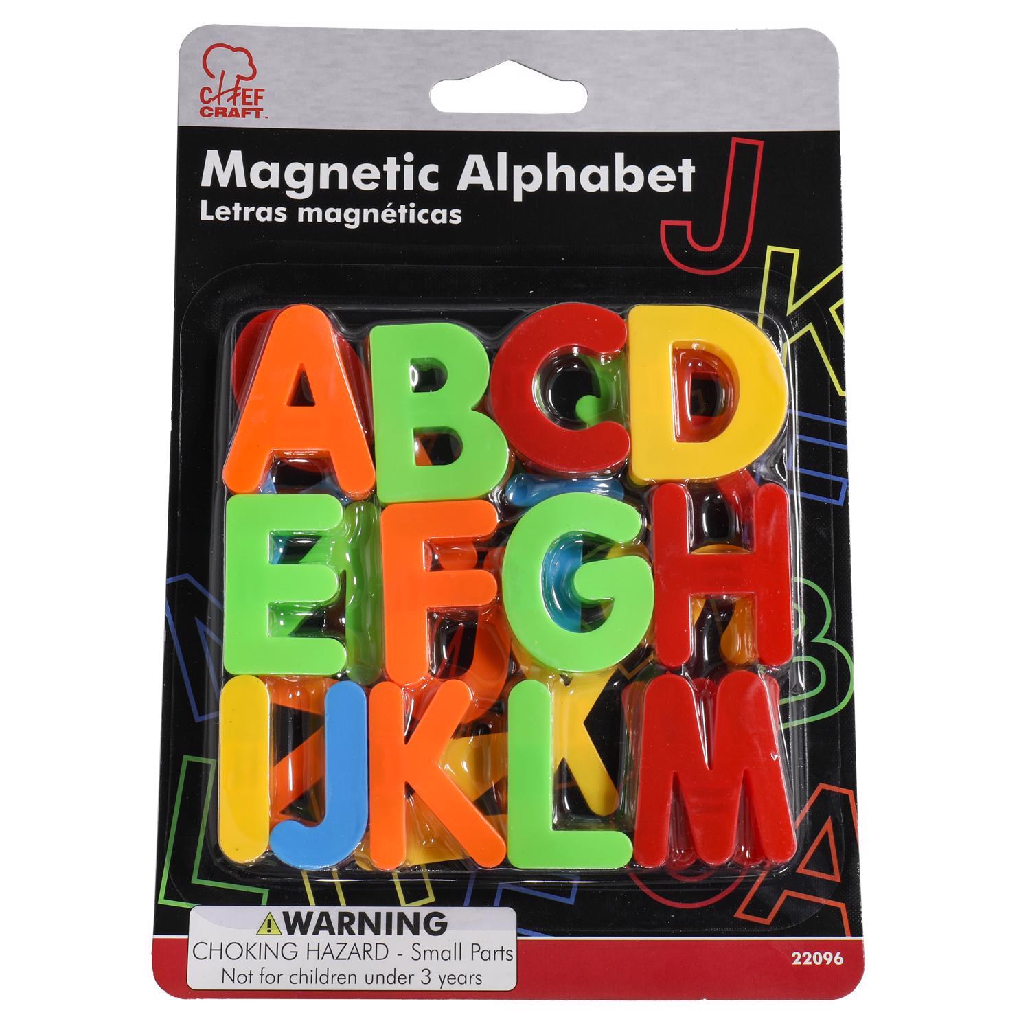 Chef Craft Assorted Plastic Magnetic Alphabet Mfr# 22096 - Ace