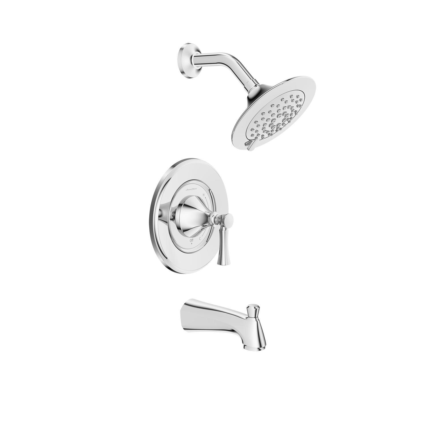 American Standard - 7022502.002 - Chancellor 1-Handle Chrome Tub and Shower Faucet, image size:1500x1500