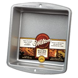Wilton 8 in. W X 8 in. L Cake Pan Silver 1 pc