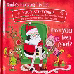 Christmas Santa's List (Female) Storybook