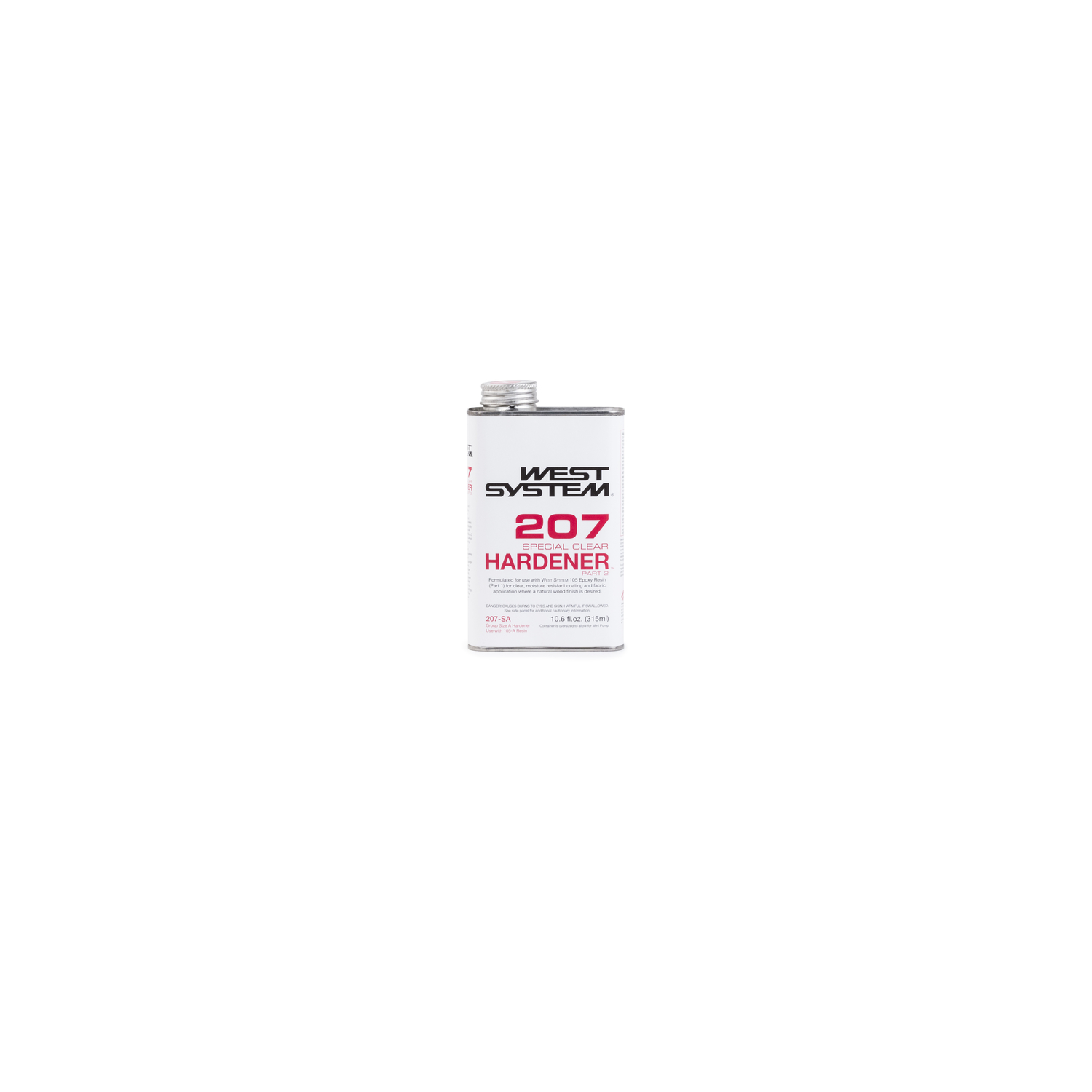 West System 207 Hardener Extra Strength Epoxy Clear Special Clear
