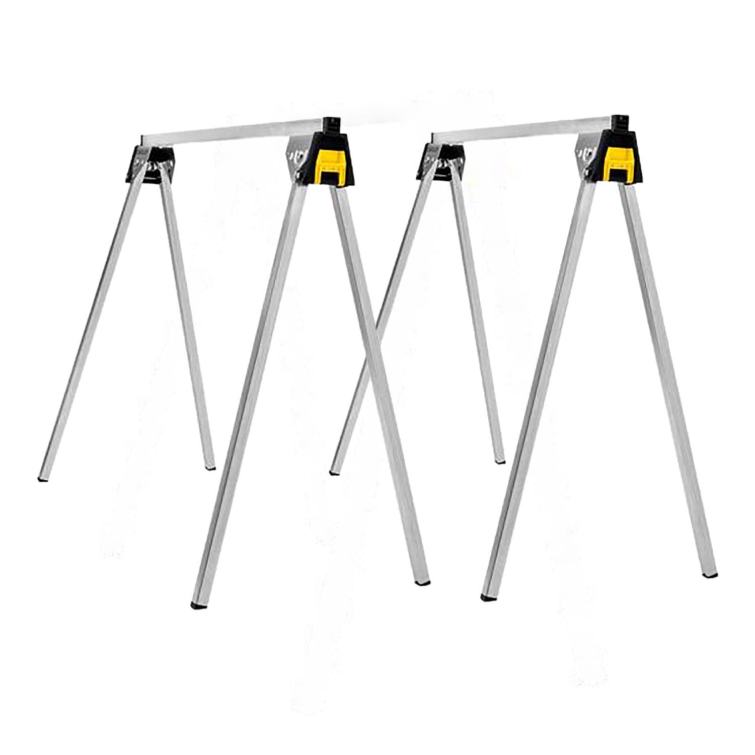 STANLEY 29 in. H X 31 in. D Sawhorse Set 750 lb. cap. 2 pc