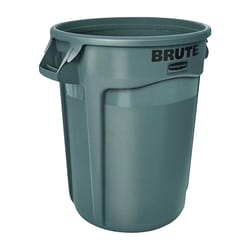 Rubbermaid Brute 32 gal Gray Plastic Garbage Can