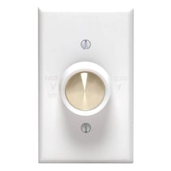 Leviton 5 amps Rotary Fan Control White 1 pk