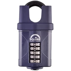 Squire 4.72 in. H X 2.36 in. W X 1.30 in. L Die-Cast Metal 5-Dial Combination Combination Padlock