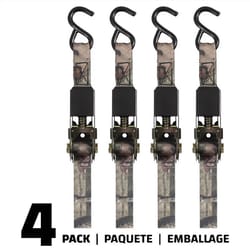 RPS Outdoors 1 in. W X 8 ft. L Camo Ratchet Strap 300 lb 4 pk