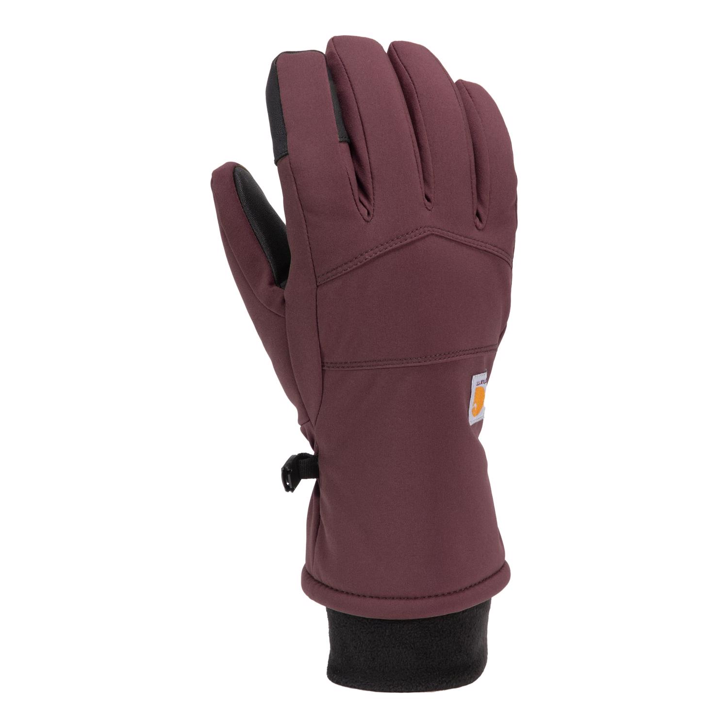 Carhartt Storm Defender Softshell Gloves Womens Blackberry Size Medium - GL0811WBLKBRY-M