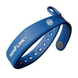 Hero Link Steel Blue Medical ID Bracelet 1 each