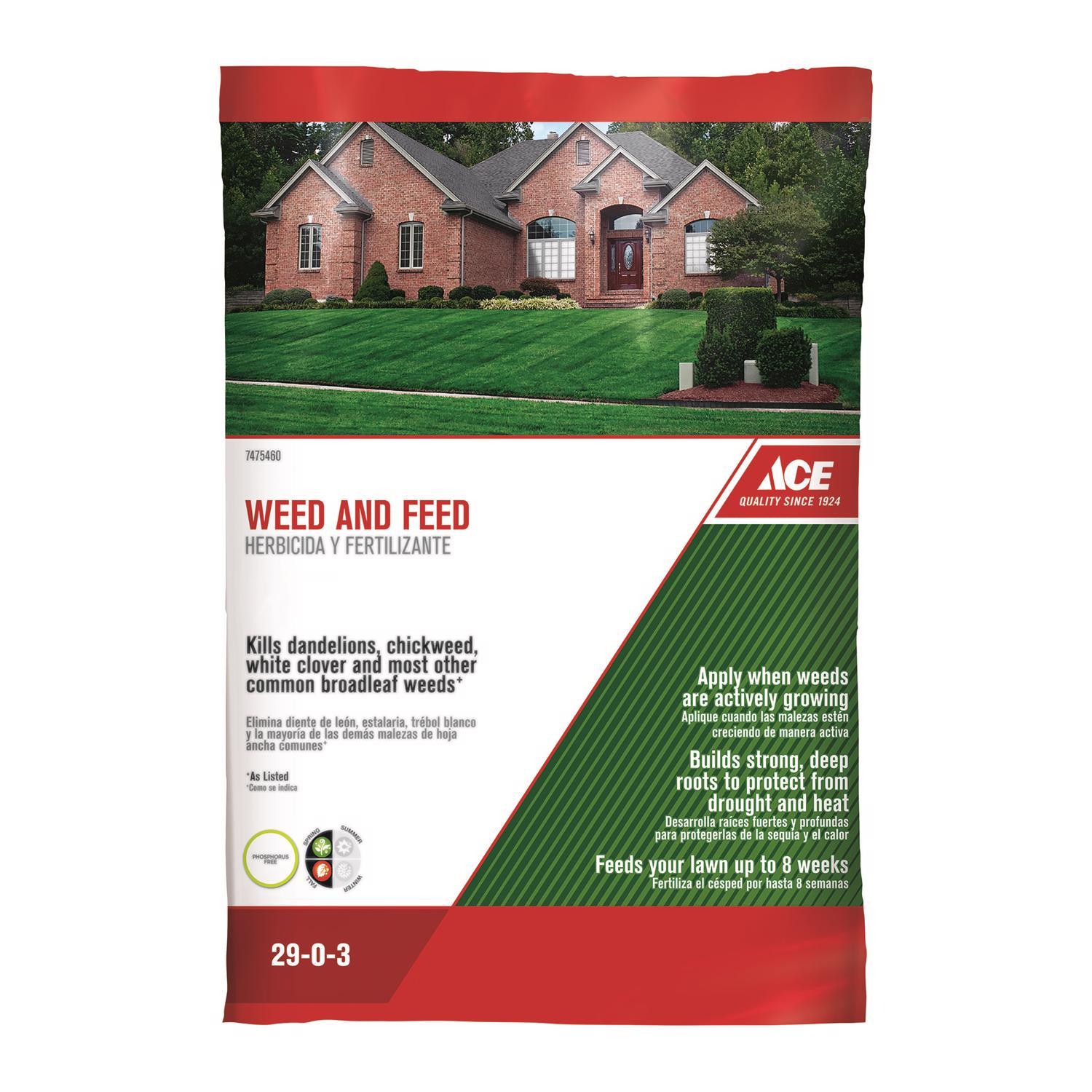 Ace Hardware Ace Weed & Feed Lawn Fertilizer For All Grasses 5000 sq ft