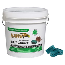 Hawk Toxic Bitrex Bait Blocks For Mice and Rats 9 lb