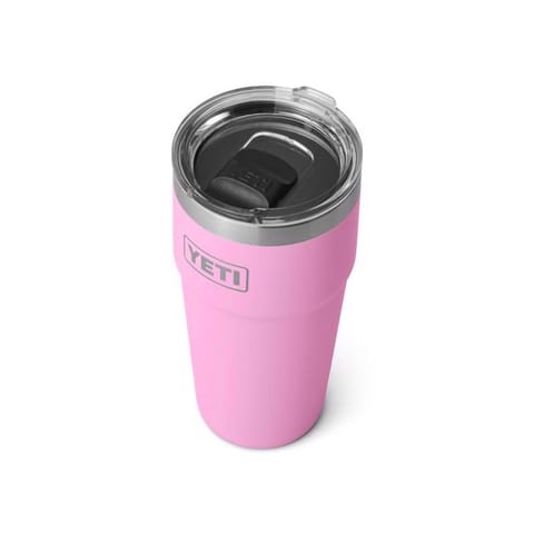 YETI Rambler 20 oz Power Pink BPA Free Stackable Tumbler with
