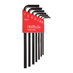 Eklind Hex-L 5/64" to 1/4" SAE L-Handle Hex Key Set 7 pc