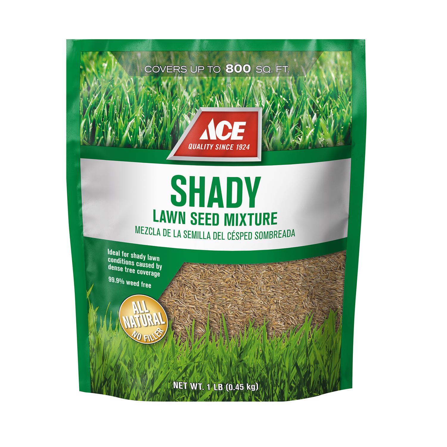 Ace Green Turf Mixed Full Shade Grass Seed 1 lb Mfr# N71374 - Ace
