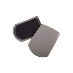 Shepherd Hardware Black/Brown 1/2 in. Adhesive Plastic Chair Glide 4 pk