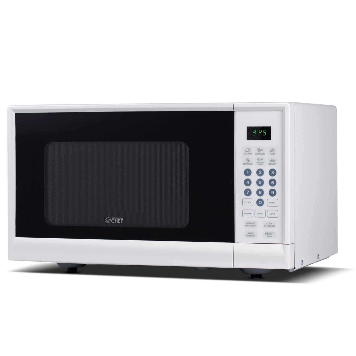 Commercial Chef 0.9 cu ft White Microwave 900 W Mfr# CHM990W - Ace
