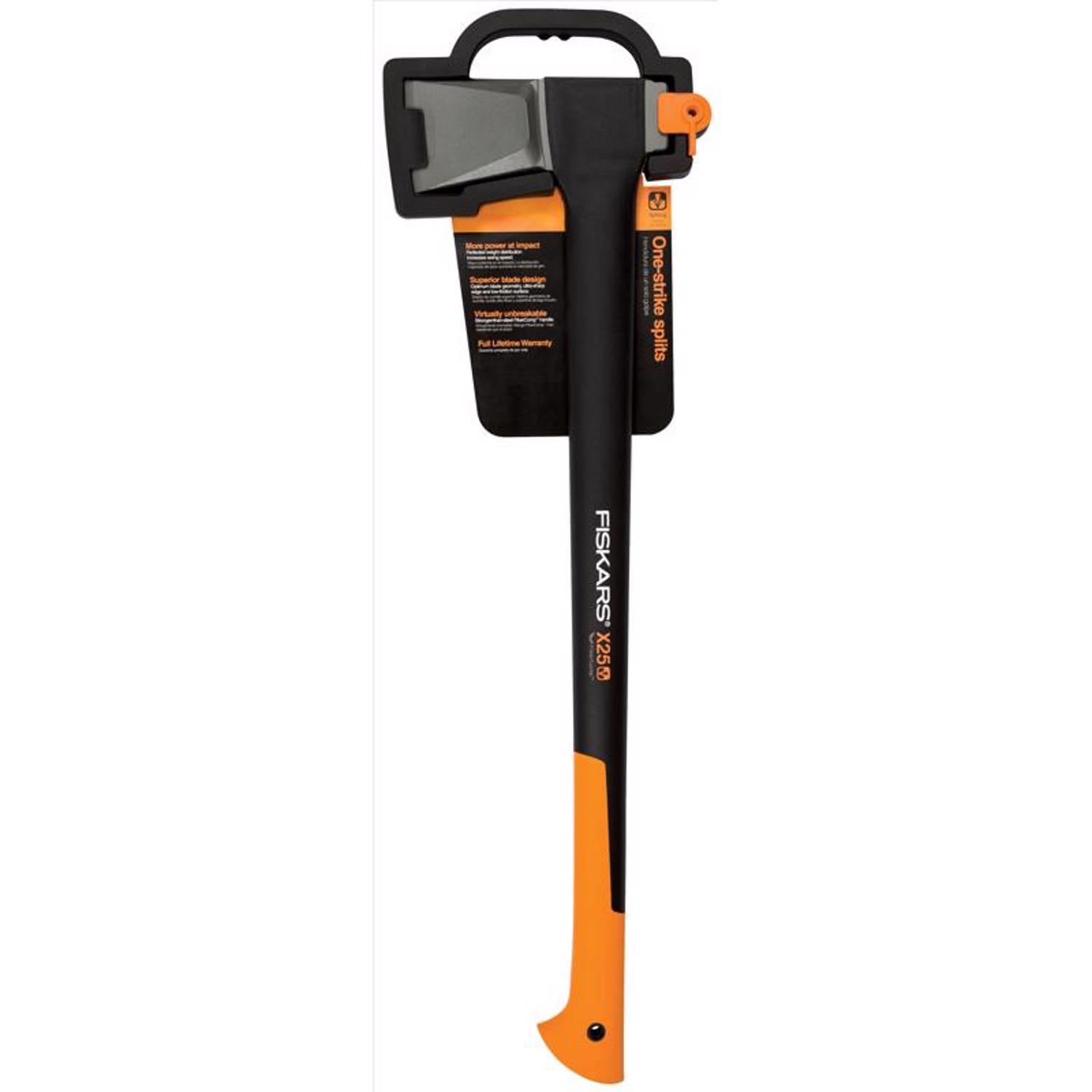 Fiskars X25 Single Bit Splitting Axe Fiberglass Handle Mfr