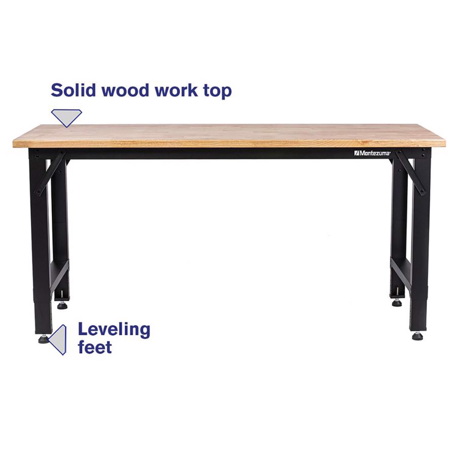 Montezuma 24 in. L X 72 in. W X 41 in. H Workbench Mfr# MWB722430B