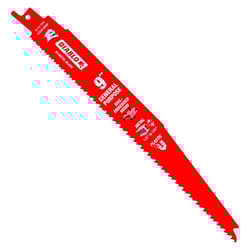 Diablo 9 in. Bi-Metal General Purpose Reciprocating Saw Blade 8/14 TPI 5 pc