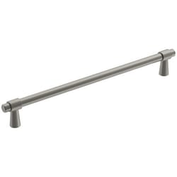 Amerock Destine Contemporary Bar Cabinet Pull 8-13/16 in. Satin Nickel Silver 1 pk