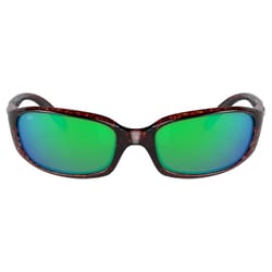 Costa Brine Sunglasses Brown Tortoise Frame Green Lens Polarized Blue Light Blocking
