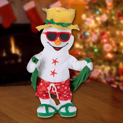 Gemmy Multicolored Happy Dance Snowman Animated Decor Mfr# 886142